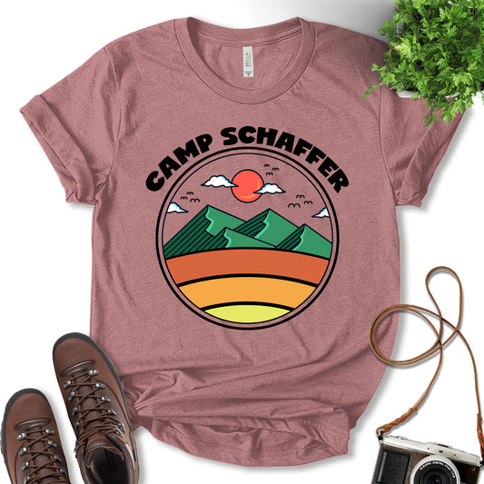 Camp Schaffer Shirt, Holiday T-shirt, Camping Shirt, Vacation Shirt, Nature Lover, Adventure Lover, Outdoor Shirt, Gift For Camper, Unisex T-shirt