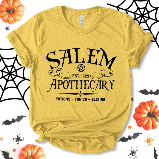 Salem Apothecary Shirt, Funny Halloween Shirt, Halloween Costume, Party Shirt, Salem Witch Shirt, Witch Shirt, Witch Sisters Shirt, Fall Shirt, Holiday Shirt, Unisex T-shirt