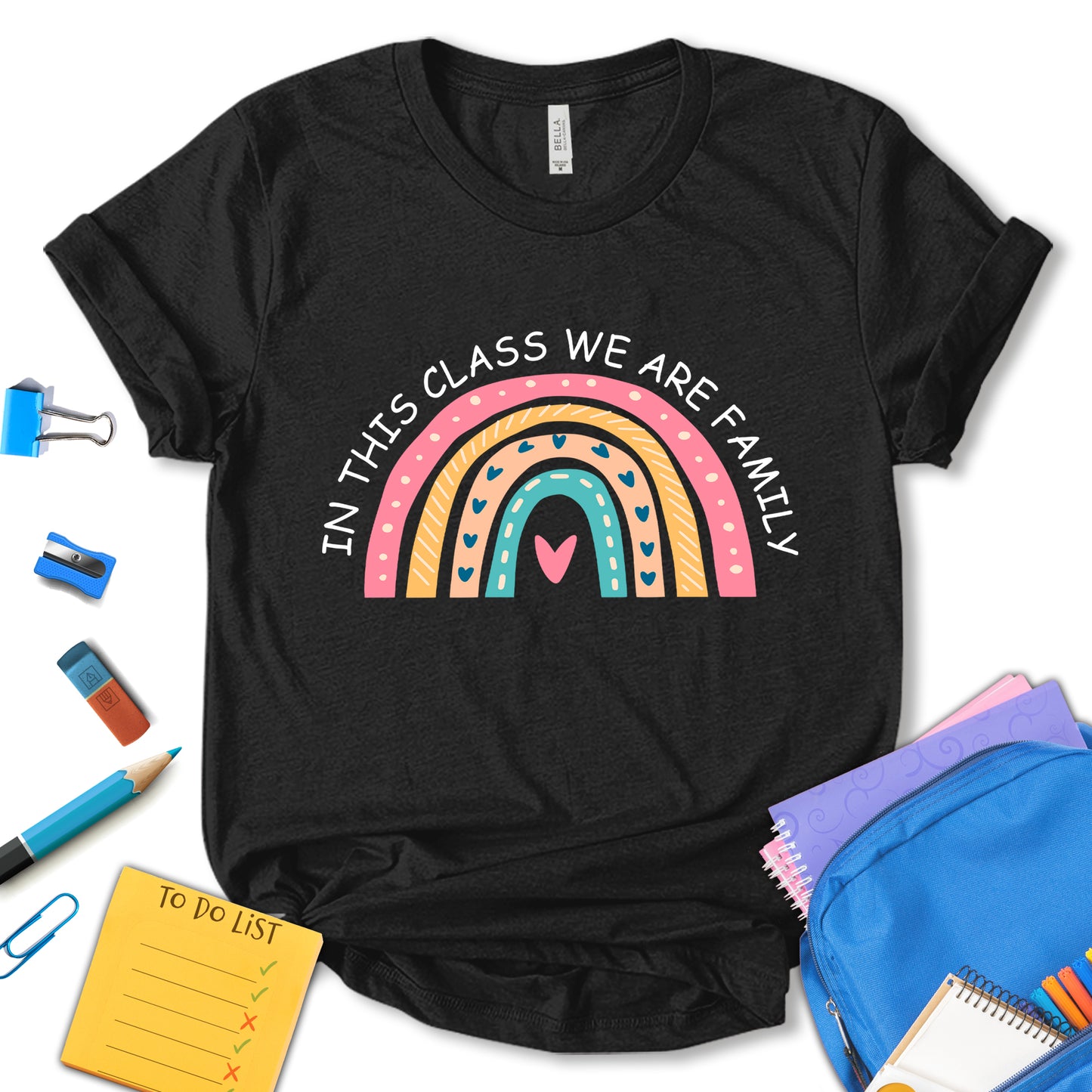 In This Class We Are Family Shirt, Elementary Teacher Tee, Back To School Shirt, Funny Teacher Shirt, Teacher Appreciation Shirt, Teacher Shirt, School Shirt, Gift For Teacher, Unisex T-shirt