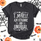 I Myself Am Strange And Unusual Shirt, Funny Halloween Shirt, Unusual Horror Shirt, Beetlejuice Shirt, Halloween Costume, Halloween Spooky Shirt, Party Shirt, Fall Shirt, Holiday Shirt, Unisex T-shirt
