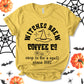 Witches Brew Coffee Co Shirt, Funny Halloween Shirt, Funny Witch Shirt, Halloween Costume, Halloween Coffee Shirt, Party Shirt, Fall Shirt, Holiday Shirt, Unisex T-shirt