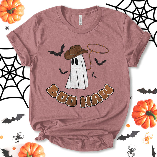 Boo Haw Shirt, Cute Boo Shirt, Funny Halloween Shirt, Halloween Boo Shirt, Boo Haw Western Shirt, Fall Shirt, Holiday Shirt, Party Shirt, Unisex T-shirt