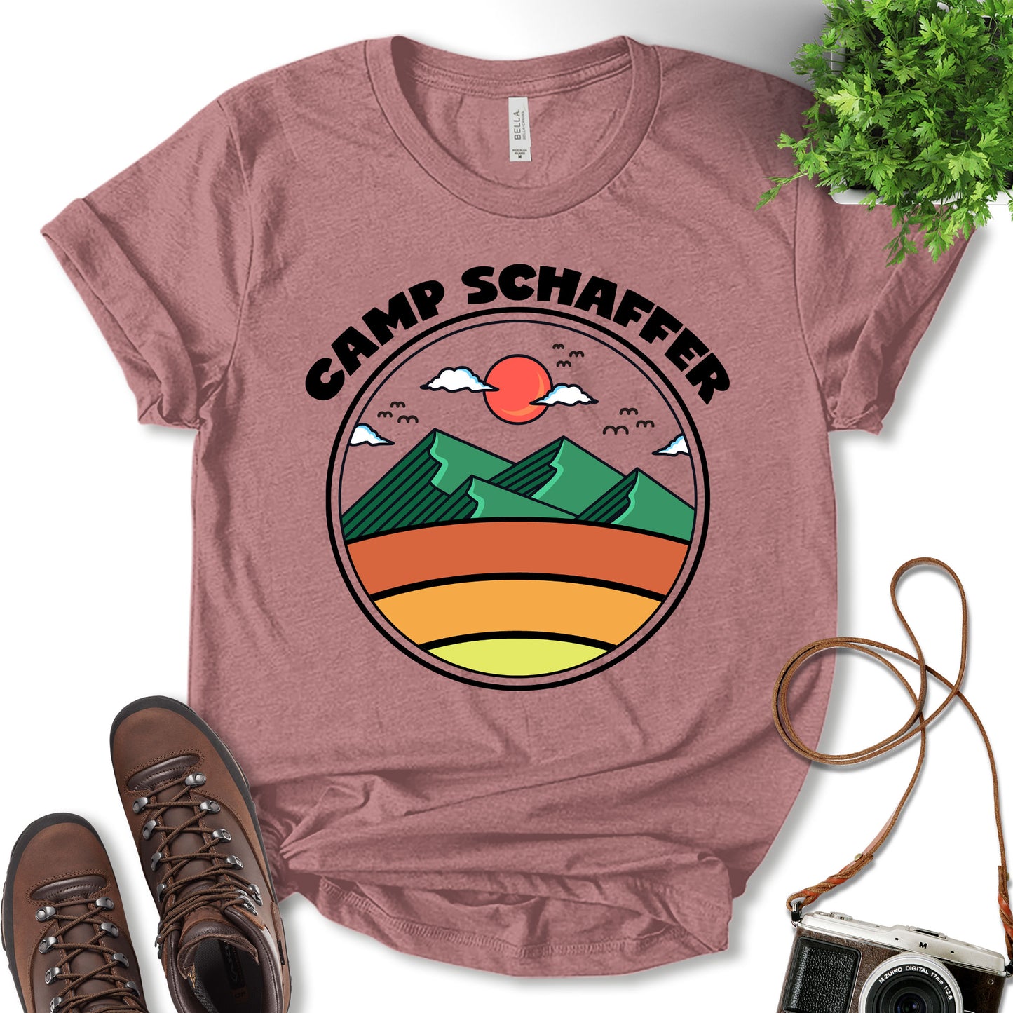 Camp Schaffer Shirt, Holiday T-shirt, Camping Shirt, Vacation Shirt, Nature Lover, Adventure Lover, Outdoor Shirt, Gift For Camper, Unisex T-shirt