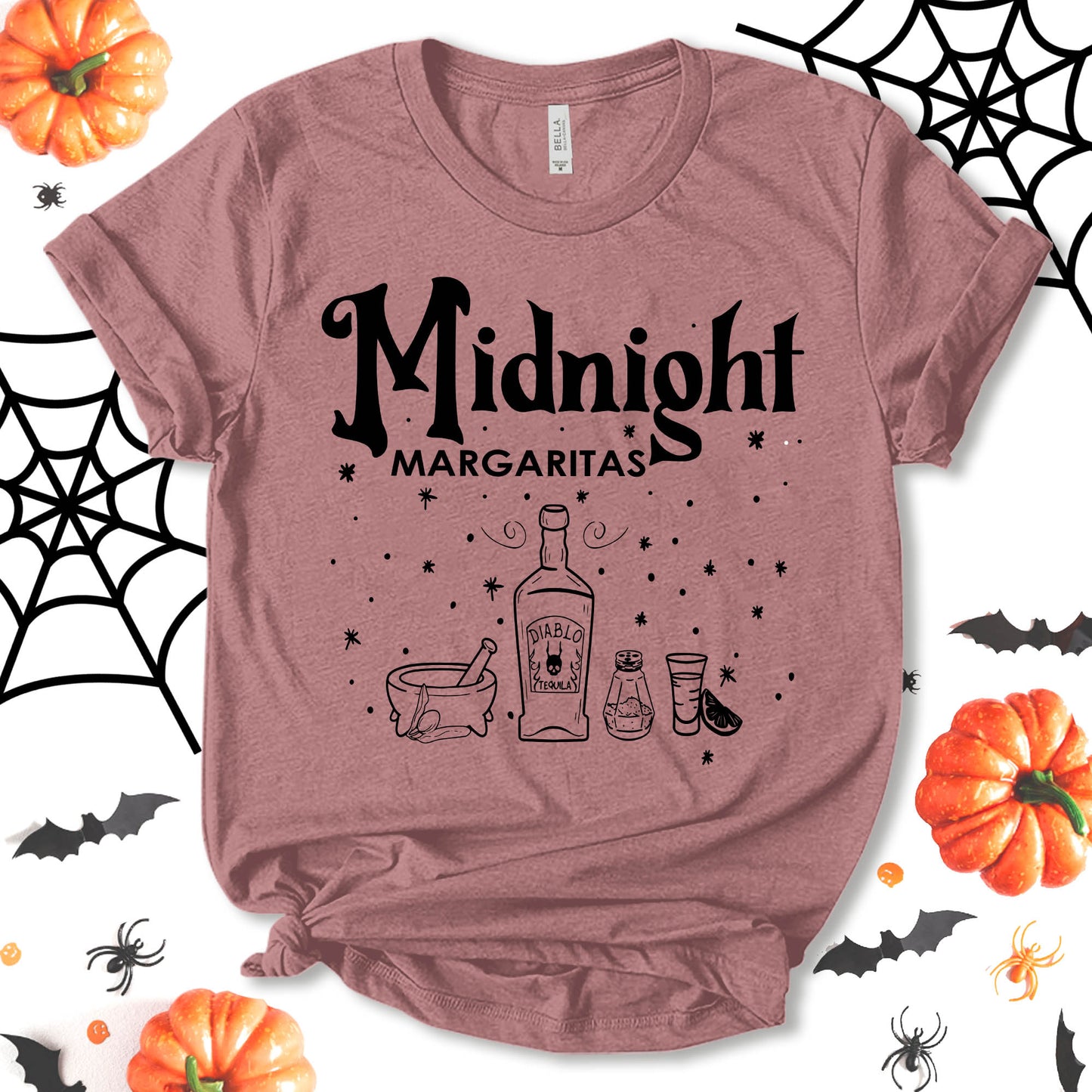 Midnight Margaritas Shirt, Drink Shirt, Funny Halloween Shirt, Halloween Shirt, Party Shirt, Halloween Costume, Holiday Shirt, Unisex T-shirt