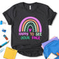 Happy To See Your Face Shirt, Back To School Shirt, 1st Day of School Shirt, Elementary School Shirt, Kindergarten School Shirt, Gift For Teacher, Unisex T-shirt