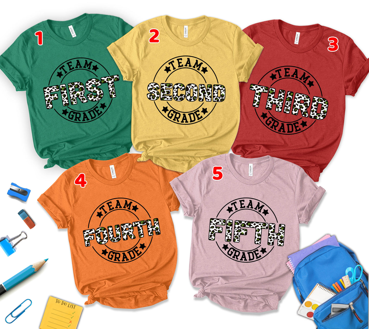 Team First Grade Shirt, Customized Grade Shirt, Back To School Shirt, 1st Day of School Shirt, Elementary School Shirt, Gift For Teacher, Unisex T-shirt