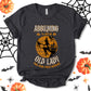 Assuming I'm Just An Old Lady Was Your First Mistake Shirt, Witch Shirt, Witch Broom Shirt, Funny Halloween Shirt, Halloween Spooky Shirt, Party Shirt, Fall Shirt, Holiday Shirt, Unisex T-shirt